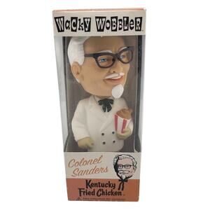 Funko Wacky Wobbler 7" Colonel Sanders Bobblehead 2001 Kentucky Fried Chicken